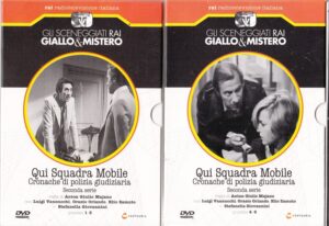 Qui squadra mobile Seconda Serie - Miniserie DVD RAI Completa (2 DVD) (Episodi 1-6) - Sceneggiati Rai Giallo & Mistero - Versione da edicola - DVD in Italiano