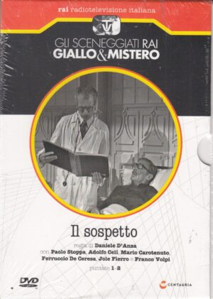 Il Sospetto (Paolo Stoppa) Miniserie TV Completa DVD RAI (Episodi 1-2) Sceneggiati Rai Giallo & Mistero - Versione da edicola DVD in Italiano