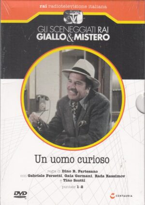 Un uomo curioso - Miniserie TV Completa DVD (Episodi 1-2) Sceneggiati Rai Giallo & Mistero Versione da edicola DVD in Italiano