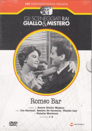 Romeo Bar - Miniserie TV Completa DVD RAI (Episodi 1-2) Sceneggiati Rai Giallo & Mistero - Versione da edicola - DVD in Italiano