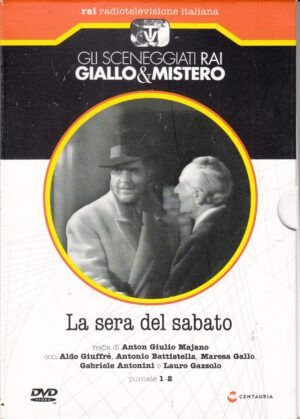 La sera del sabato - Miniserie TV Completa DVD RAI (Episodi 1-2) Sceneggiati Rai Giallo & Mistero - Versione da edicola - DVD in Italiano