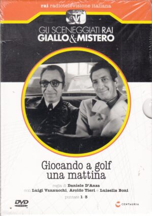 Giocando a golf una mattina Vol. 1 - DVD Sceneggiati Rai Giallo & Mistero - Miniserie TV (Episodi 1-3) Versione da edicola - DVD in Italiano