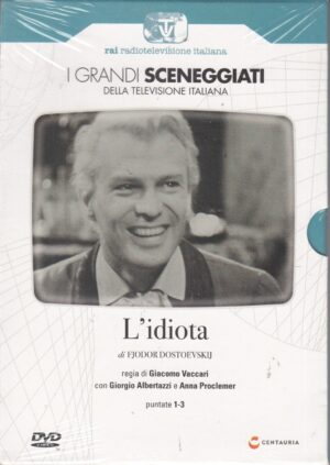 L'Idiota (Fedor Dostoevskij) Parte Prima. Miniserie TV (Episodi 1-3). DVD in Italiano. I Grandi Sceneggiati Rai. Versione da edicola