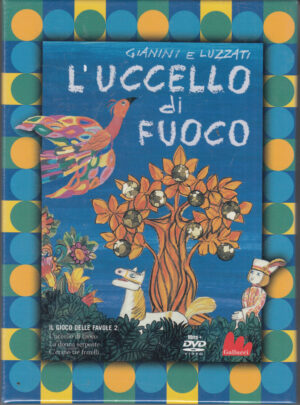L'uccello di fuoco di Gianini e Luzzati. Libro + DVD in Italiano con Cofanetto. Nuovo
