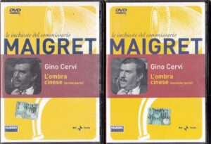 L'ombra cinese. Prima e Seconda Parte. Le Inchieste del Commissario Maigret con Gino Cervi. DVD in Italiano. Versione da edicola