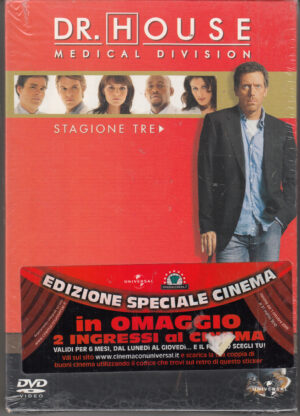 Dr. House - Terza Stagione 3 Completa. (Episodi 1-24) (6 DVD) con Cofanetto - DVD in Italiano