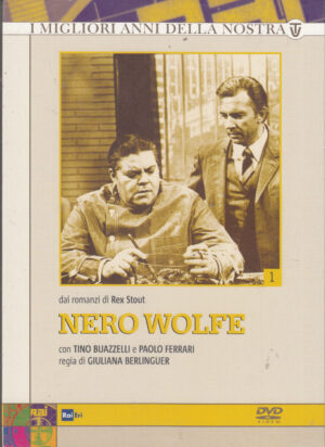 Nero Wolfe vol. 1 (1969) - DVD Stagione 1 Completa + Primi 2 episodi della Stagione 2 (Episodi 1-6) (6 DVD) con Slipcase - I Migliori Anni della nostra TV - DVD in Italiano - Nuovo