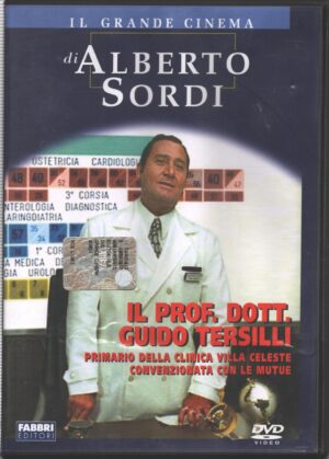 Il Prof. Dott. Guido Tersilli primario della clinica.... con Alberto Sordi. DVD in Italiano. Versione da edicola