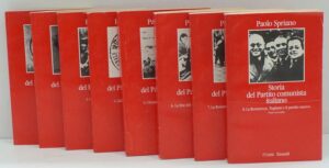 Storia del Partito Comunista Italiano n. 8 volumi di Paolo Spriano ed. L'Unità