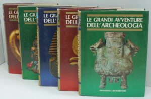 Le grandi avventure dell'Archeologia 5 volumi di AA. VV. Raccolta NON COMPLETA ed. Curcio