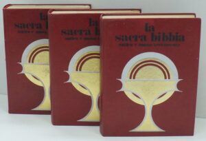 La Sacra Bibbia Antico e Nuovo Testamento 3 volumi ed. Avvenire (1972)