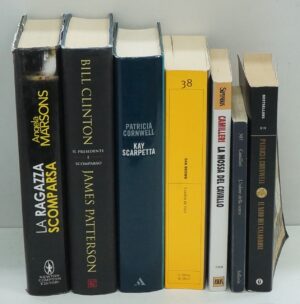 Lotto n. 7 Romanzi Gialli Thriller di Autori Vari. Lotto come da immagine