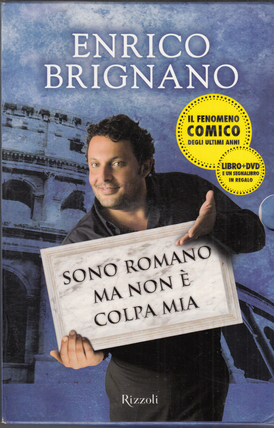 Sono romano ma non è colpa mia di Brignano Enrico. Libro + DVD ed. Rizzoli  – Emporio di milo