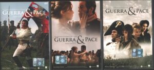 Guerra e Pace. Regia di Dornhelm dal romanzo di Tolstoj. Serie Completa (4 DVD) Versione da edicola. DVD in Italiano
