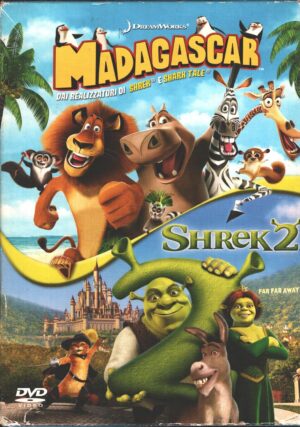 Madagascar + Shrek 2 (2 DVD) con Cofanetto - DVD in Italiano