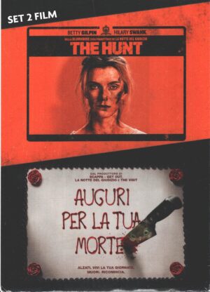 The Hunt + Auguri per la tua morte. Raccolta 2 film (2 DVD) con Cofanetto. DVD in Italiano. Nuovo