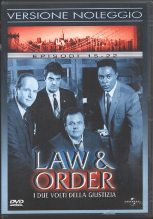 Law & Order. I due volti della giustizia. Stagione 1. Vol. 3 (2 DVD) (Episodi da 15 a 22) Versione noleggio. DVD in Italiano