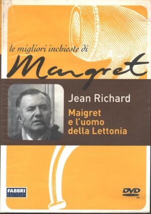Maigret e l'uomo della Lettonia. Le Migliori Inchieste di Maigret con Jean Richard. Versione da edicola. DVD in Italiano