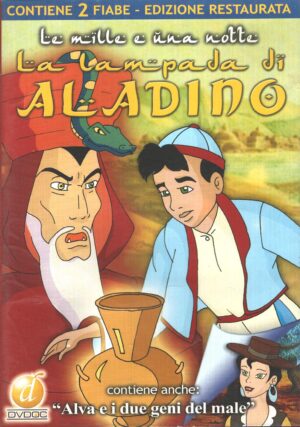 La lampada di Aladino, Alva e i due geni del male. Edizione restaurata. DVD in Italiano ed.