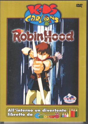 Robin Hood (3 Episodi) - Kids Cartoons - Con Libretto da colorare - DVD in Italiano