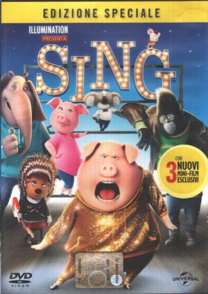 Sing. Edizione Speciale con 3 mini film. Versione da edicola. DVD in Italiano