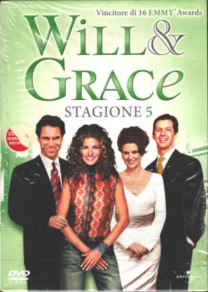 Will & Grace - Stagione 5 Completa (Episodi 1-24) (4 DVD) con Cofanetto - DVD in Italiano