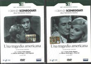 Una tragedia americana. Miniserie TV Completa (Episodi 1-7) (4 DVD). I Grandi Sceneggiati RAI. Versione da edicola. DVD in Italiano.