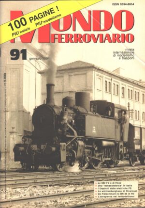 Rivista Mondo Ferroviario n. 91 - Gennaio 1994