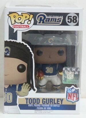 Funko Pop! Football NFL: Todd Gurley. Rams Los Angeles n. 58. Action Figure cm 10. Funko