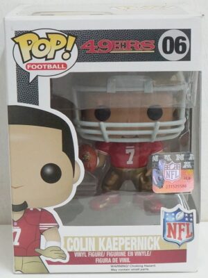 Funko Pop! Football NFL: Colin Kaepernick. 49ERS n. 6. Action Figure cm 10. Funko