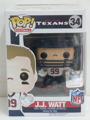 Funko Pop! Football NFL: J. J. Watt. Houston Texans n. 34. Action Figure cm 10. Funko