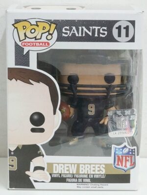 Funko Pop! Football NFL: Drew Brees. Saints n. 11. Action Figure cm 10. Funko