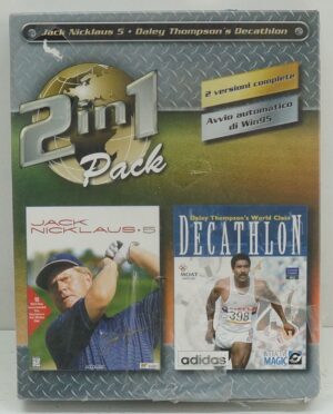Jack Nicklaus 5 - Daley Thompson's Decathlon. Videogioco PC in Italiano. Big Box