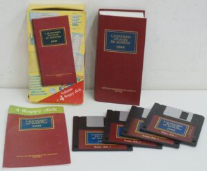 Calendario atlante De Agostini 1999. Cofanetto con 4 floppy disk ed. De Agostini
