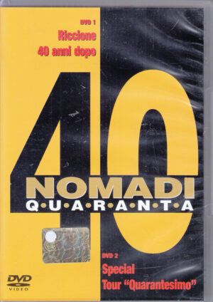 Nomadi - Nomadi 40 - (2 DVD) Versione da edicola. DVD in Italiano