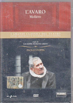 L'avaro Molière - DVD I Grandi Classici del Teatro - Versione da edicola - DVD in Italiano