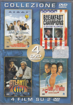 Collezione 4 Film su 2 DVD (Rat Race, Breakfast of Champions, Atlantic City, Don Juan di Marco) Versione da edicola - DVD in Italiano