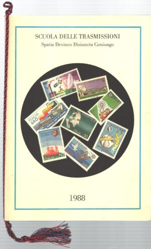 Calendario Scuola delle Trasmissioni Anno 1988. Con Cordoncino Originale
