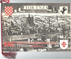 Calendario Brigata Motorizzata Friuli Anno 1987. Con cordoncino originale