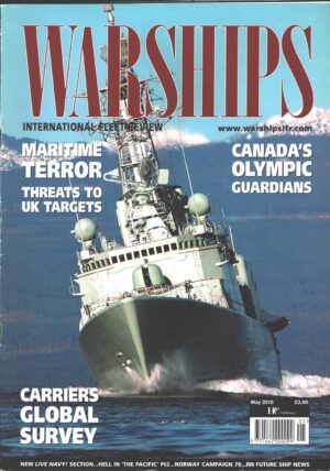Rivista Magazine Warships May 2010. Rivista in Inglese ed. HE Publishing