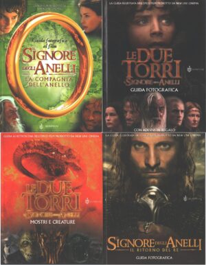 Il Signore degli Anelli. Guida fotografica dei tre film + Mostri e Creature (4 volumi) ed. Bompiani