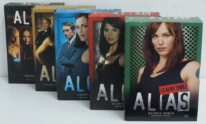 Alias - Stagioni Complete da 1 a 5 (5 stagioni) (29 DVD) con Cofanetti. DVD in Italiano