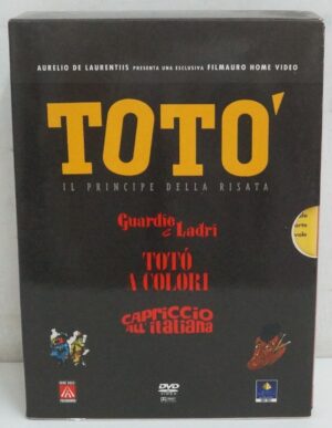 Totò - Il principe della risata - 3 Film (3 DVD) (Guardie e ladri, Totò a colori, Capriccio all'italiana) con Cofanetto - DVD in Italiano