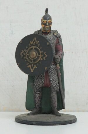 Guerriero di Rohan. Il Signore degli Anelli, The Lord of the Rings. Miniatura in metallo cm 7. De Agostini NLP 2004