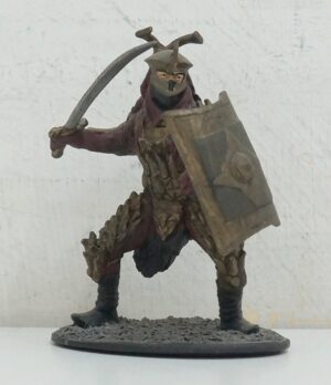 Guerriero Esterling. Il Signore degli Anelli, The Lord of the Rings. Miniatura in metallo cm 7. De Agostini NLP 2004