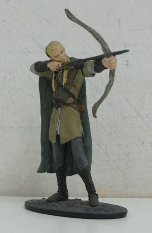 Legolas. Il Signore degli Anelli, The Lord of the Rings. Miniatura in metallo cm 7. De Agostini NLP 2004