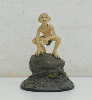 Gollum. Il Signore degli Anelli, The Lord of the Rings. Miniatura in metallo cm 6. De Agostini NLP 2004