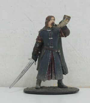 Boromir. Il Signore degli Anelli, The Lord of the Rings. Miniatura in metallo cm 7. De Agostini NLP 2004