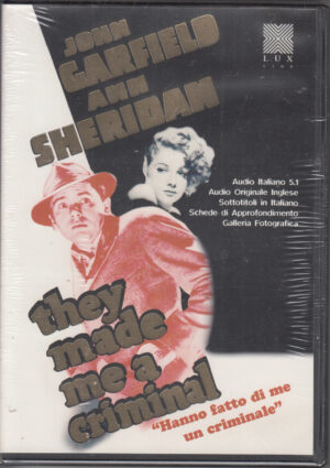 They Made Me A Criminal - DVD in Italiano