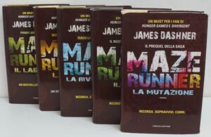 Maze Runner di James Dashner. Saga Completa (5 volumi) ed. Fanucci